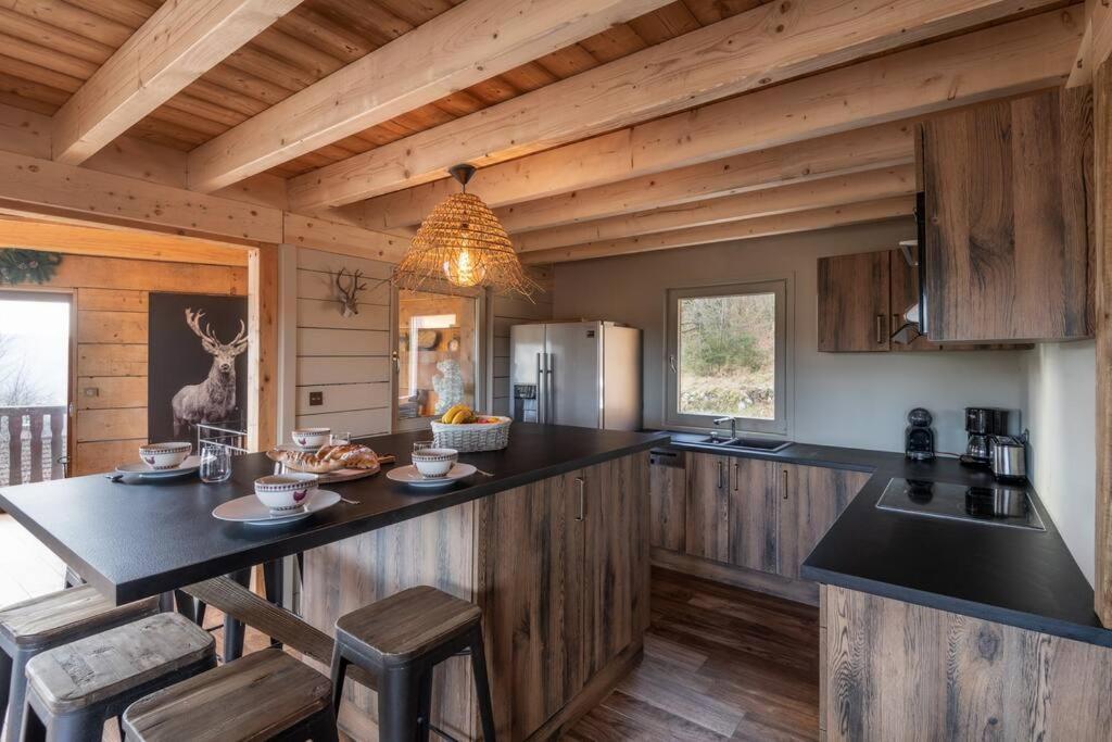 Luxueux Chalet Avec Vue Sur Les Pistes Et Le Hohneck 勒索里 外观 照片