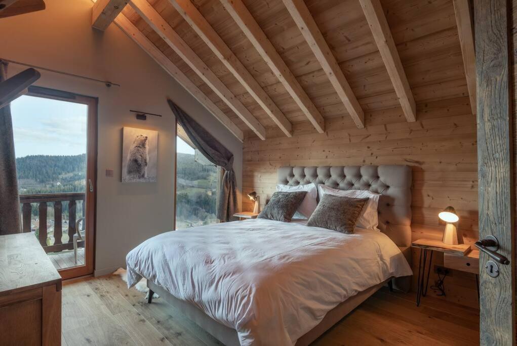 Luxueux Chalet Avec Vue Sur Les Pistes Et Le Hohneck 勒索里 外观 照片