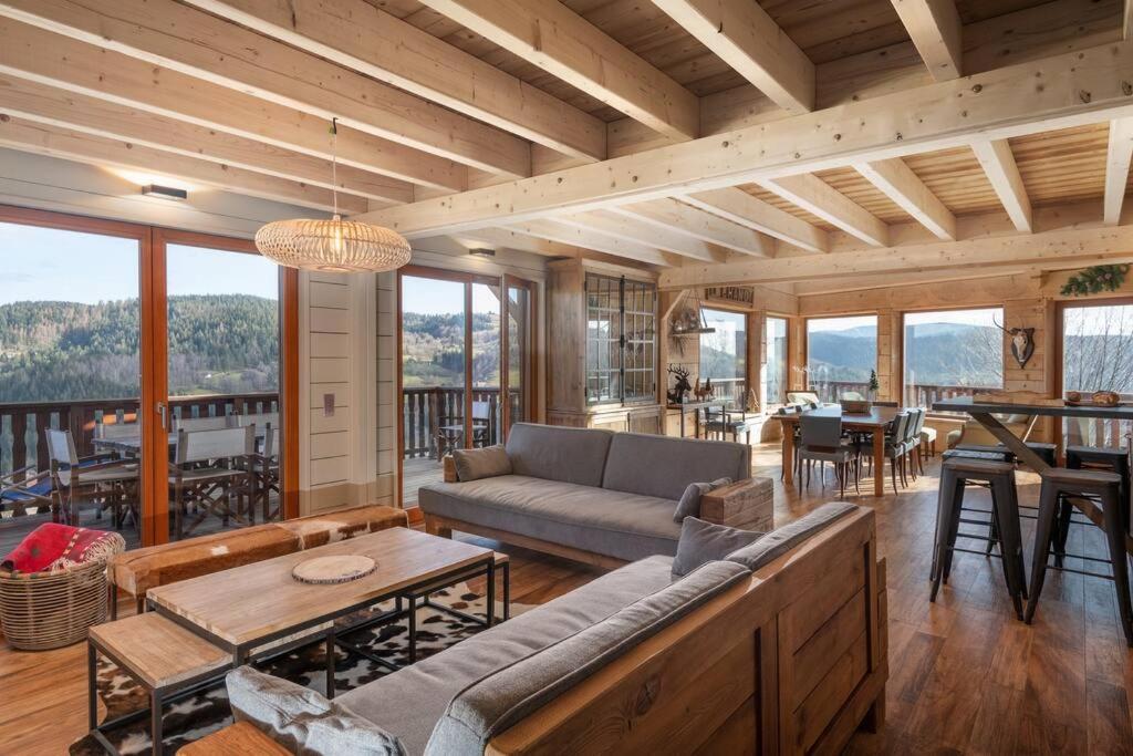 Luxueux Chalet Avec Vue Sur Les Pistes Et Le Hohneck 勒索里 外观 照片
